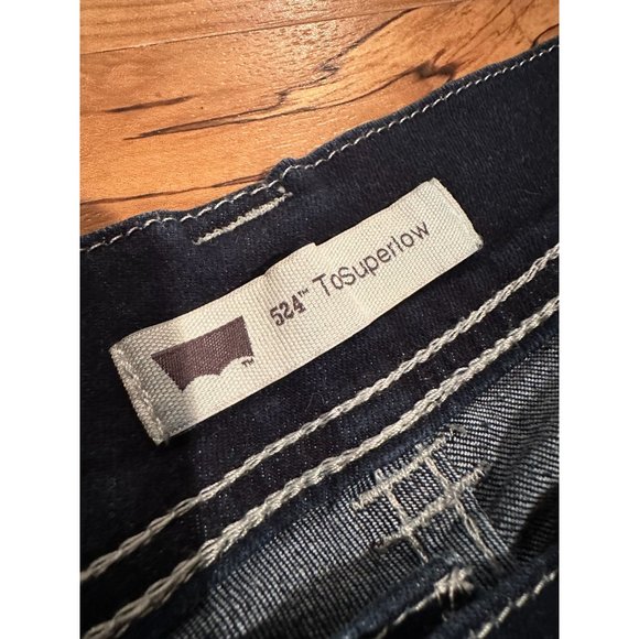 Vintage Levi Too Super Low Stretch Jeans Size 9M #0079 - Picture 2 of 11